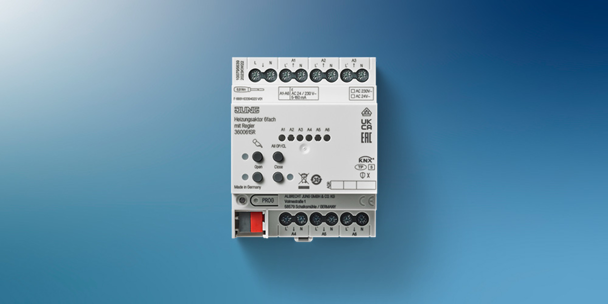 KNX Heizungsaktor 6-fach bei Elektro-Ziegler GmbH & Co. KG in Würzburg