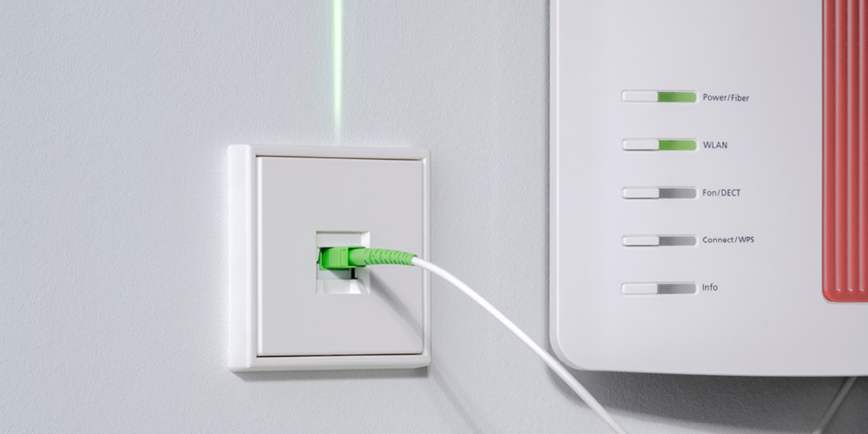 Die neuen Glasfaser-Anschlussdosen bei Elektro-Ziegler GmbH & Co. KG in Würzburg